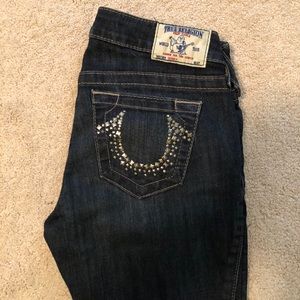 True Religion straight leg jean